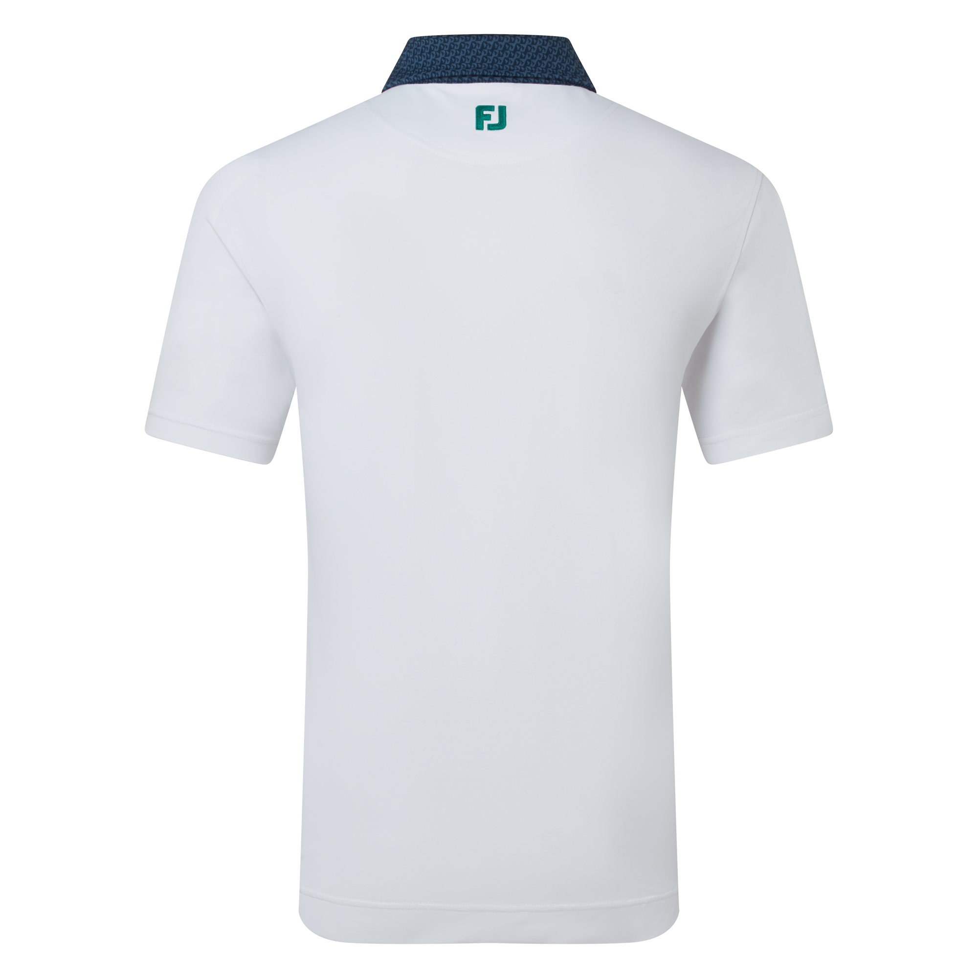 Polo piqu&eacute; aux d&eacute;tails g&eacute;om&eacute;triques