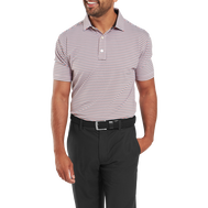 Polo en fil d'Ecosse à rayures