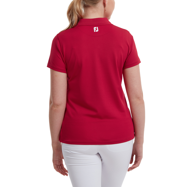 Polo stretch piqué uni