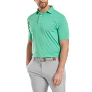 Polo en fil d'Ecosse à micro rayures