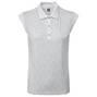 Polo imprim&eacute; camouflage floral &agrave; mancheron pour femme