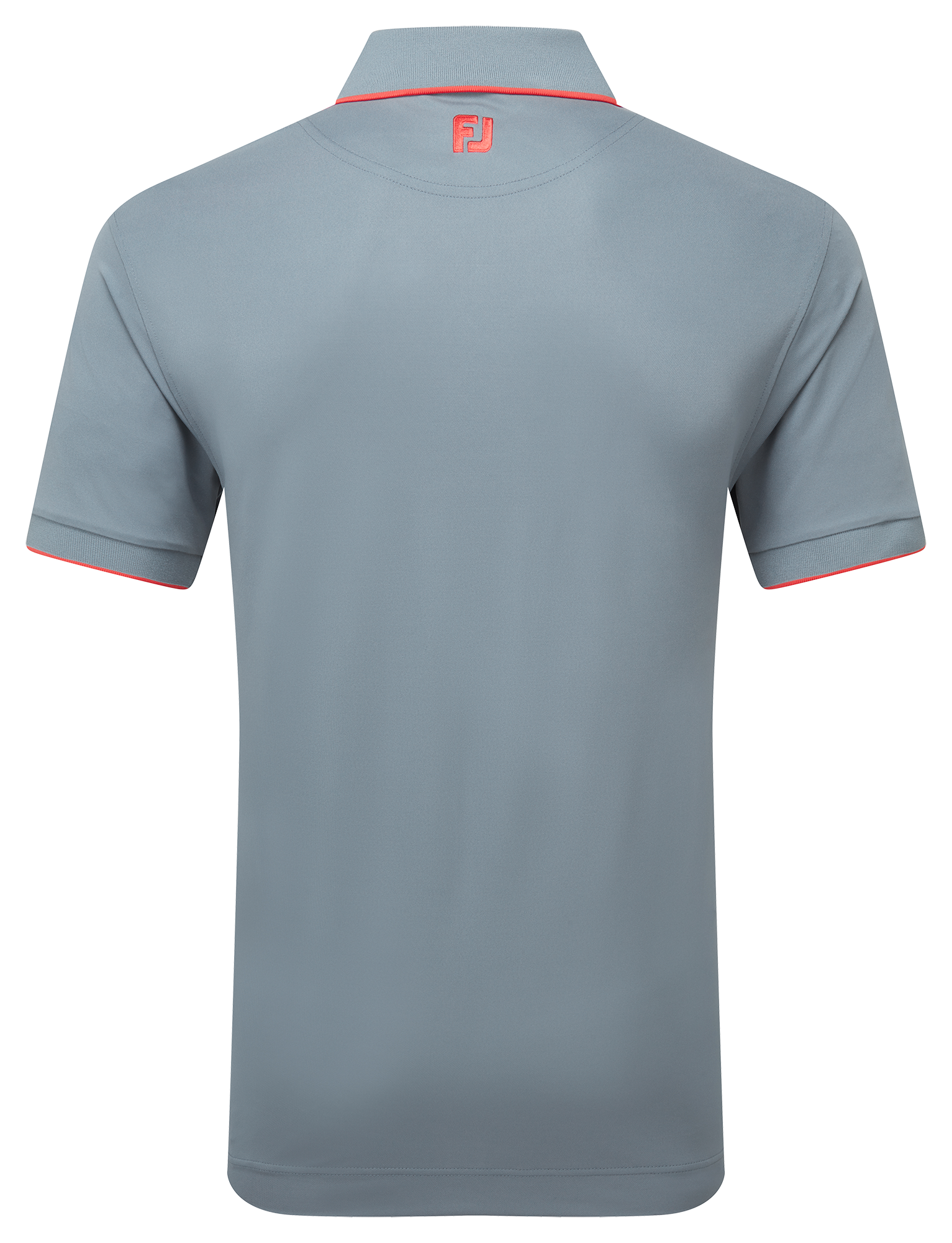 Polo piqu&eacute; uni avec rayure sur le col