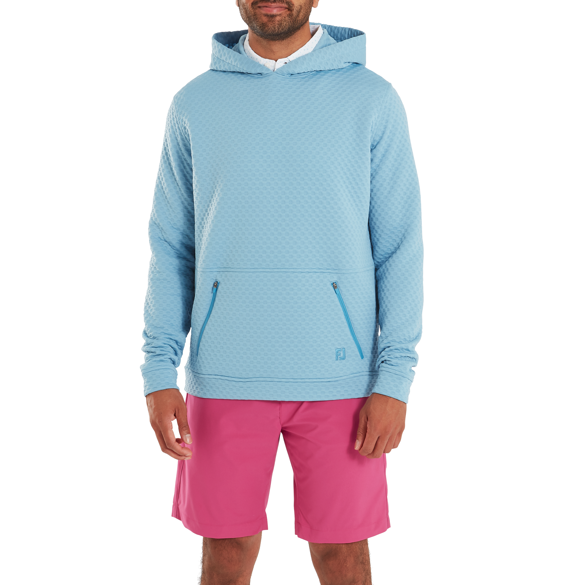 Hoodie en maille textur&eacute;e