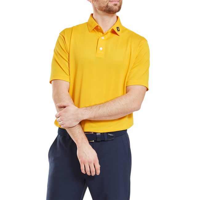 Polo stretch piqué uni