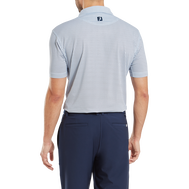 Polo en fil d'Ecosse imprimé grillage