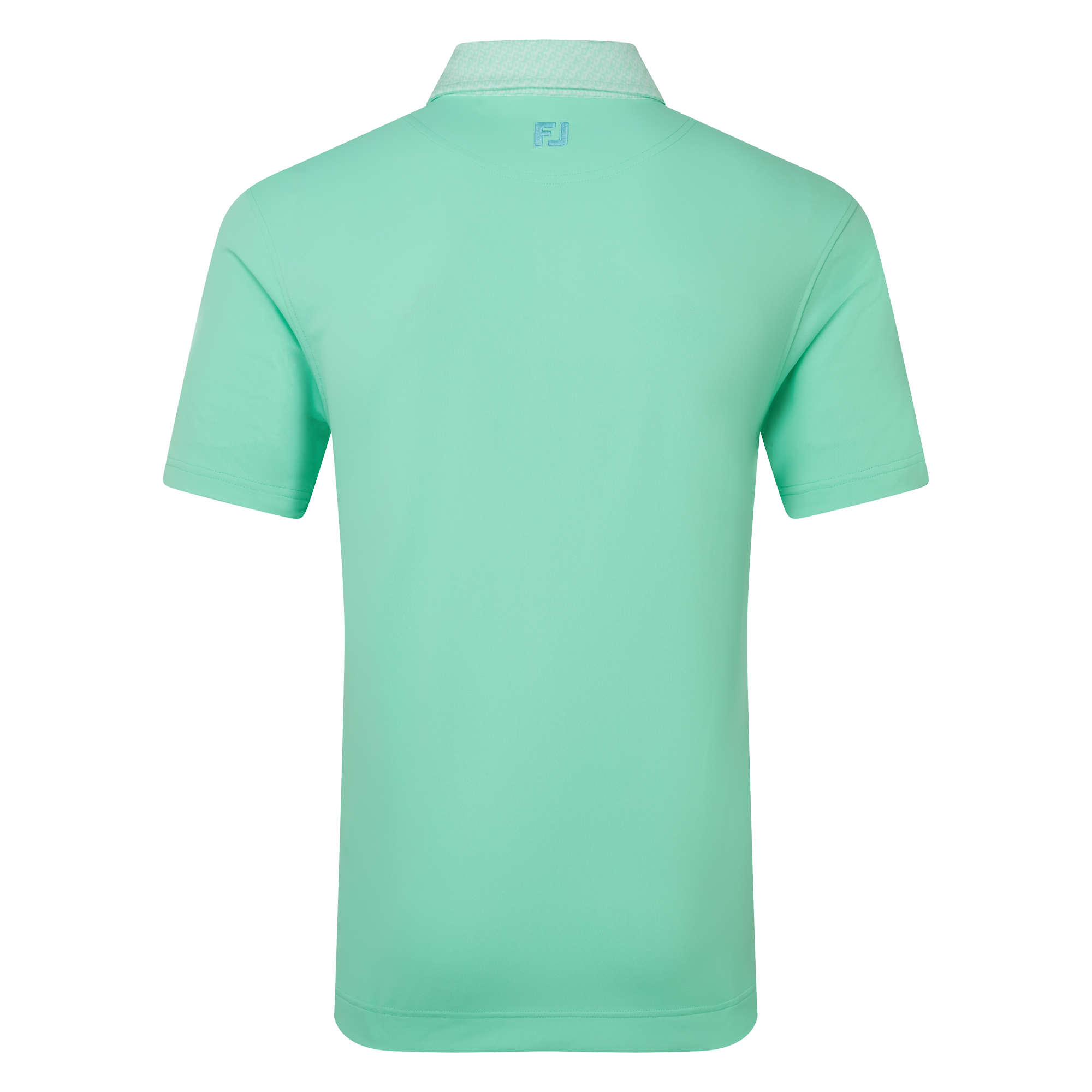 Polo piqu&eacute; aux d&eacute;tails g&eacute;om&eacute;triques