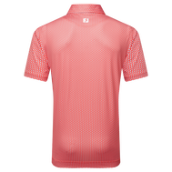 Polo en fil d'Ecosse imprimé pied de poule