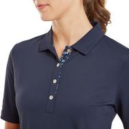 Polo piqué uni manches courtes