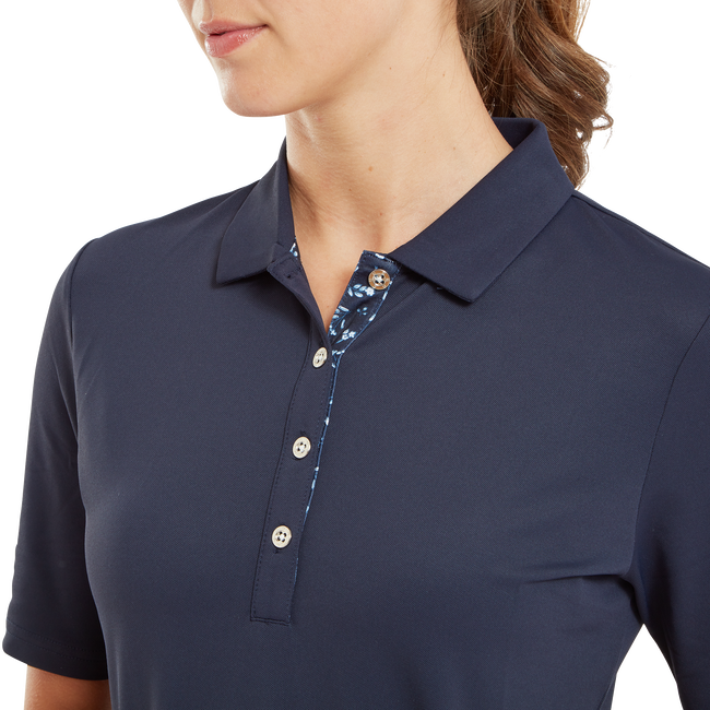 Polo piqué uni manches courtes