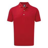 Polo Stretch Piqué uni avec col en tricot