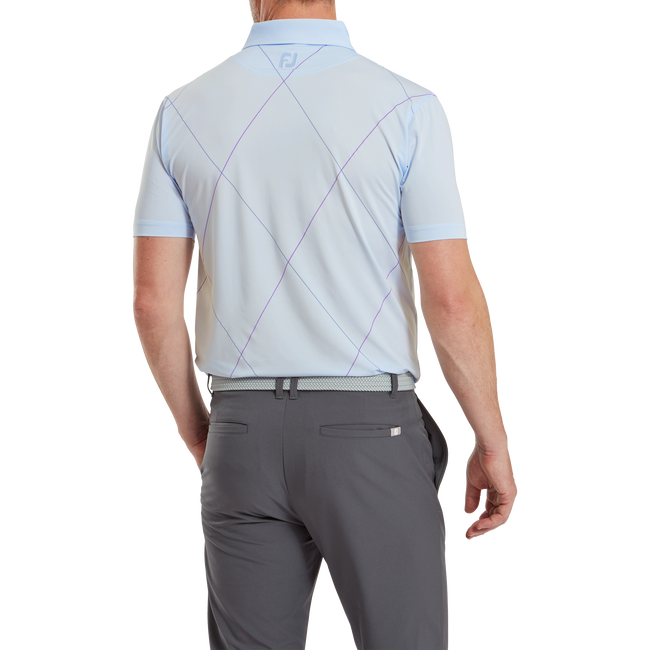 Polo imprimé Raker en fil d'Ecosse