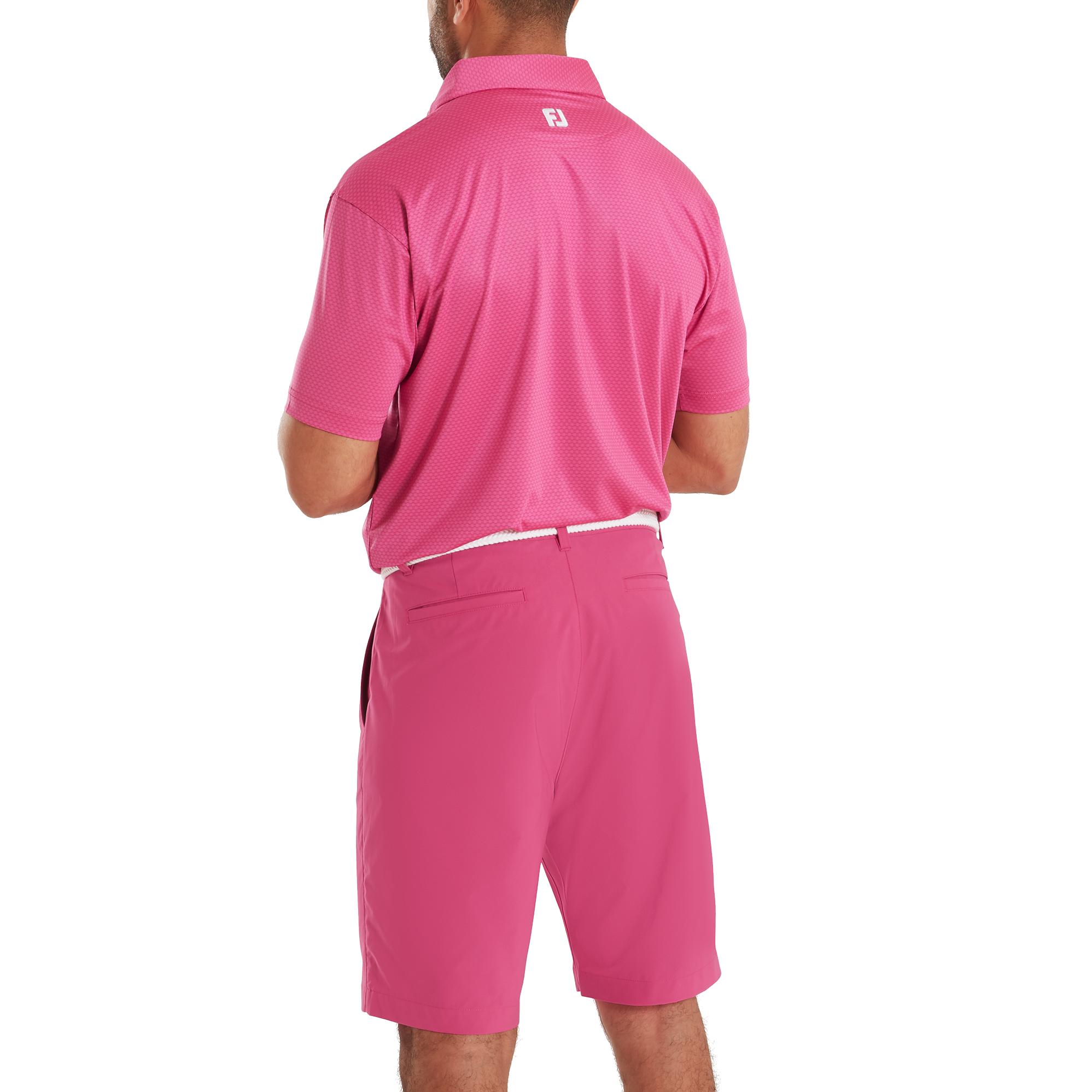 Polo en fil d'Ecosse imprim&eacute; boulier