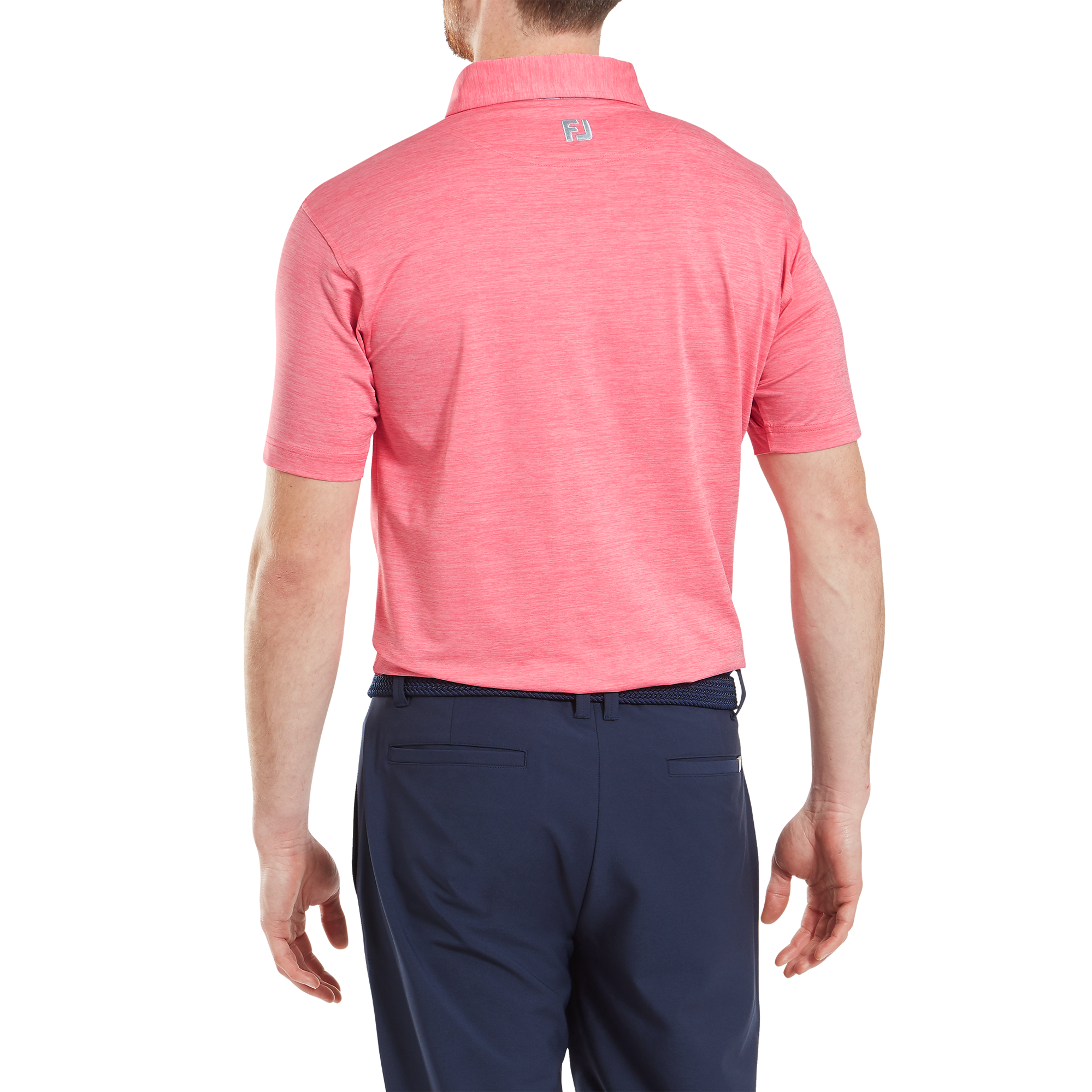 Polo en fil d'Ecosse impression chin&eacute;e