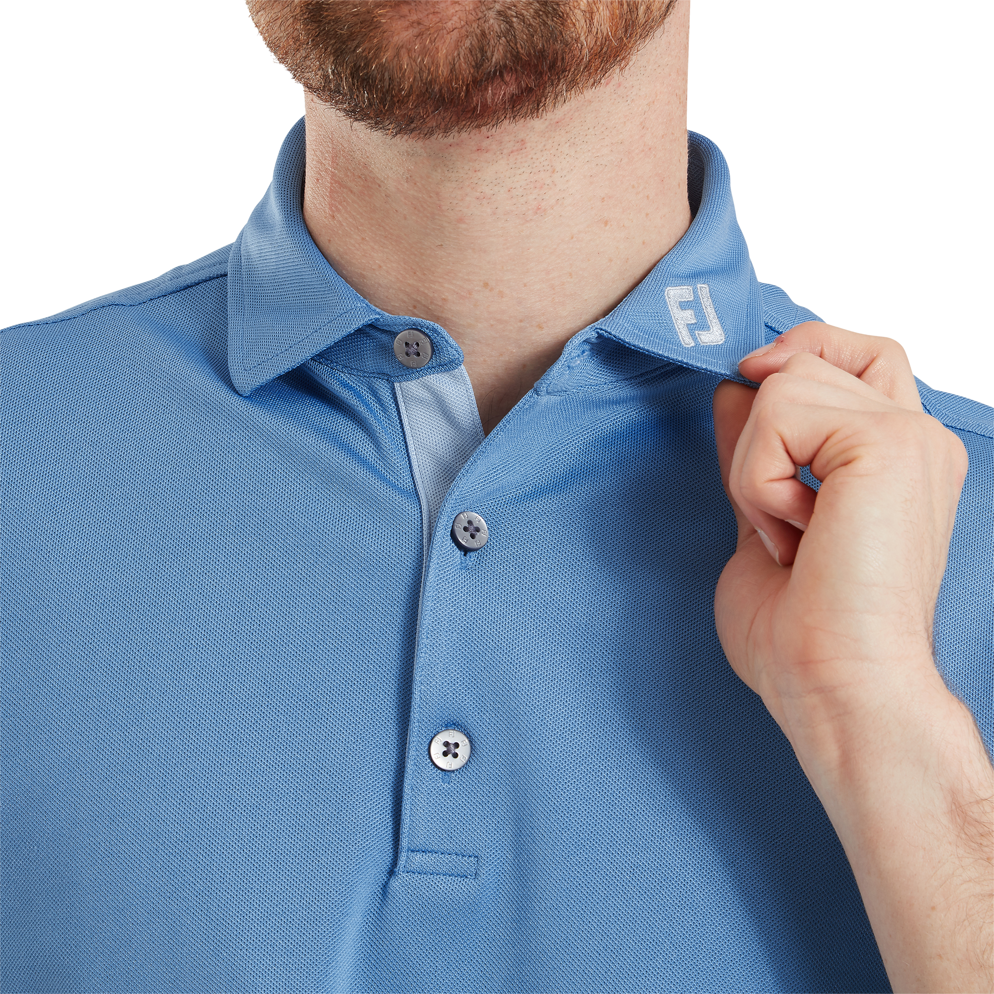 Polo piqu&eacute; &agrave; rayures sur les manches