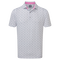 Weiß mit Schwarz/Rosé