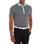 Polo imprim&eacute; Fleurs &eacute;parses