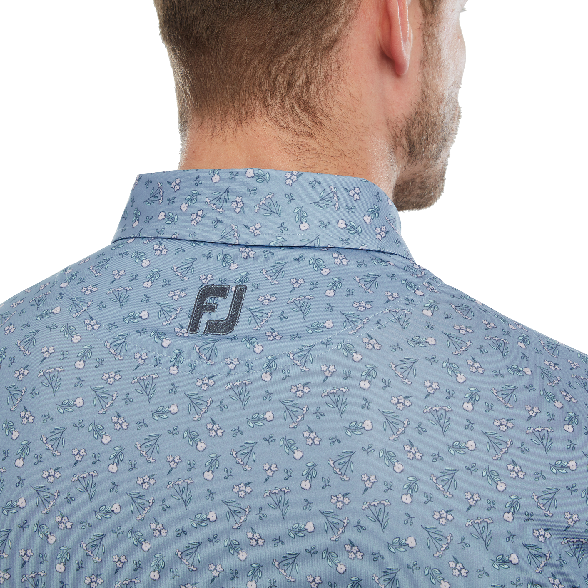 Polo en Fil d'Ecosse imprim&eacute;s Mini floral