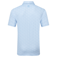 Polo en fil d'Ecosse impression mouchetée