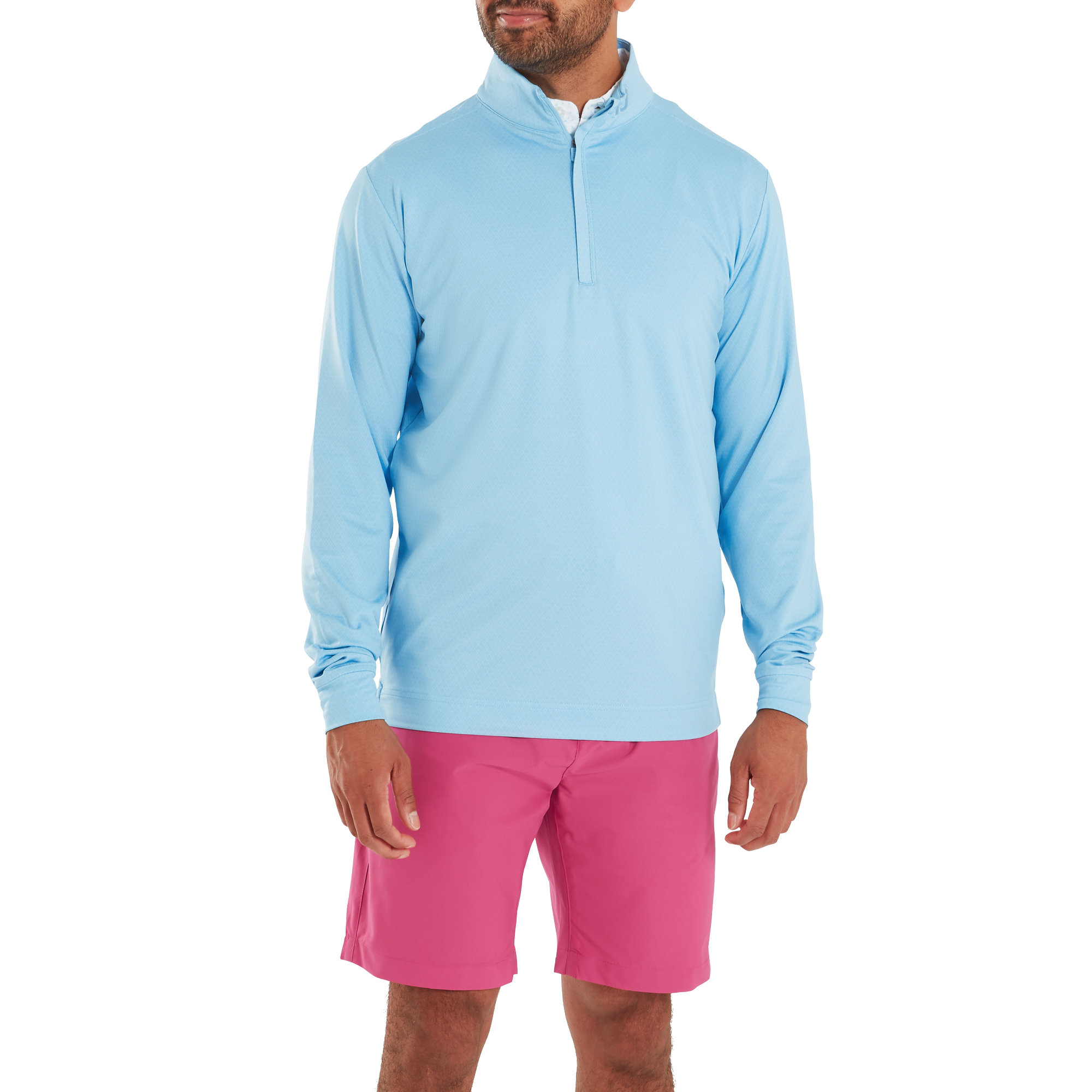 Pullover Chill-Out imprim&eacute; diamant ton sur ton