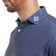 Polo piqué imprimé gélule