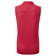Mesh Back Sleeveless Lisle