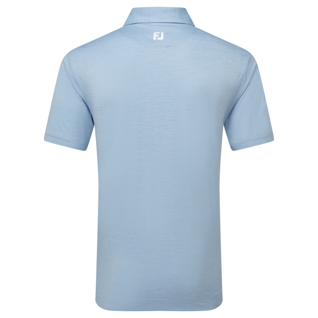 Polo en fil d'Ecosse impression chinée