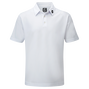 Polo Stretch Piqu&eacute; uni avec logo FJ sur col