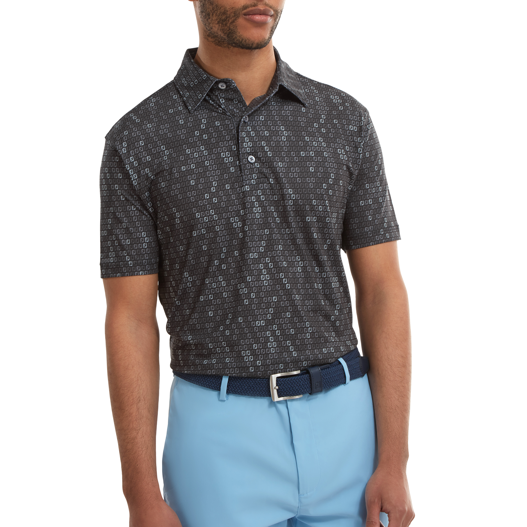 Polo en Fil d'Ecosse imprim&eacute;s FJ camouflage