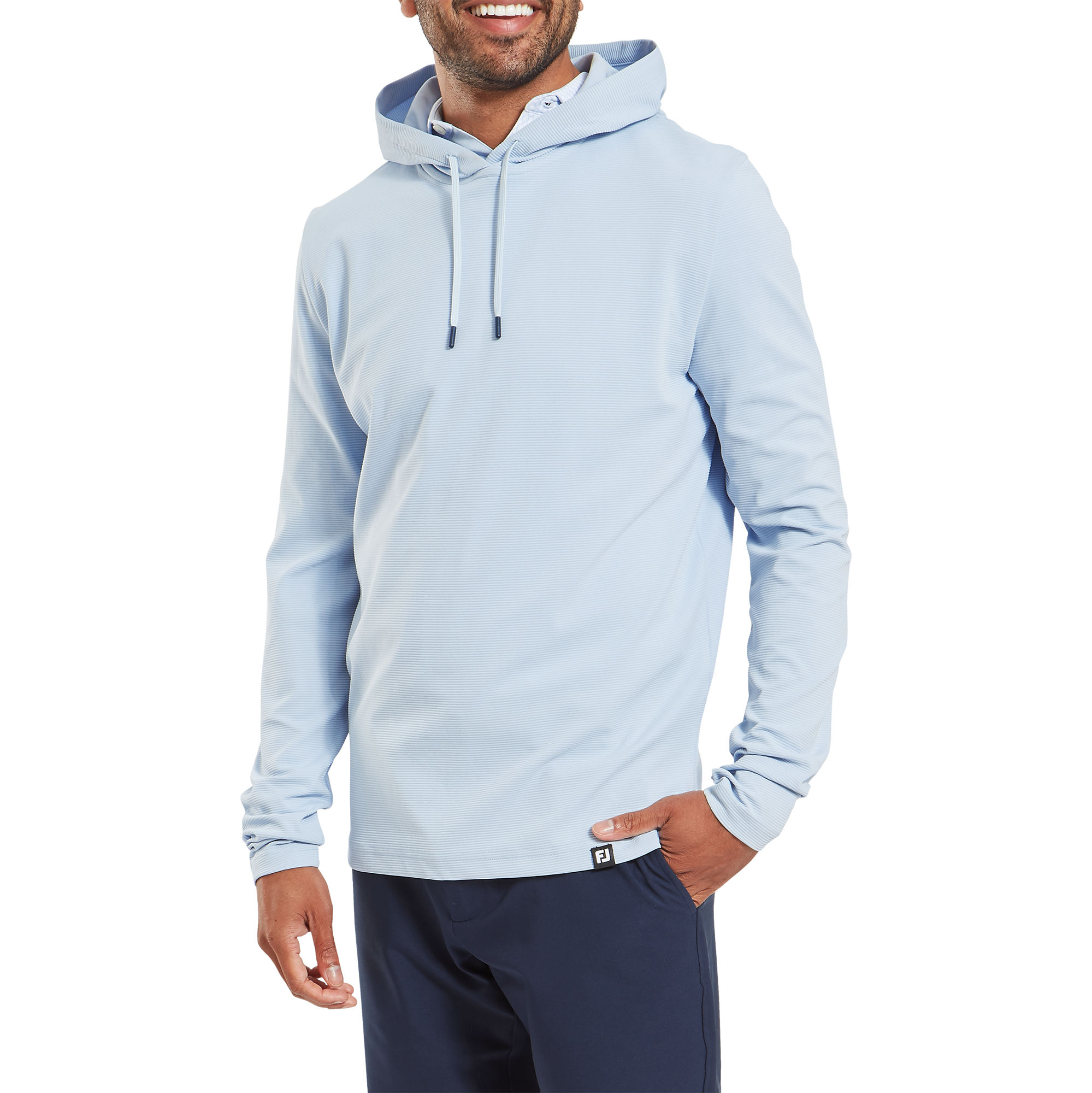 Hoodie Jacquard imprim&eacute; Ottoman