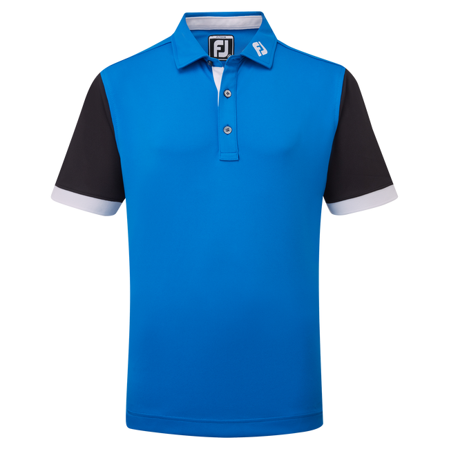 Polo Piqué Junior avec blocs de couleurs