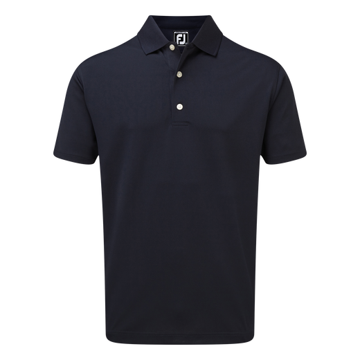 Polo Stretch Pique Solid &agrave; Col En Tricot C&ocirc;tel&eacute;