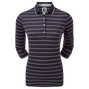 Polo Piqu&eacute; ray&eacute; manches 3/4
