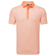 Polo en fil d'Ecosse imprimé damier