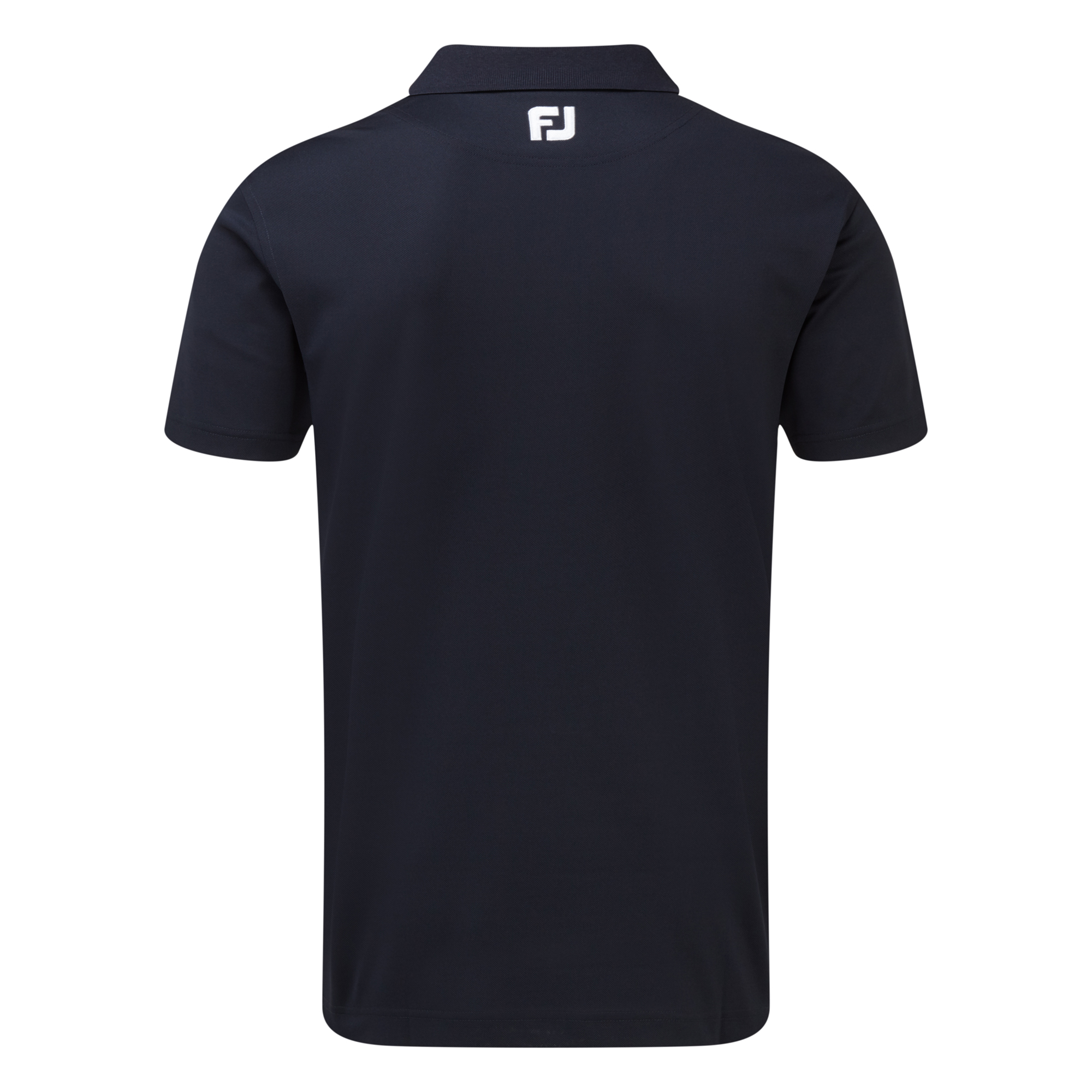 Polo Stretch Piqu&eacute; uni avec col en tricot