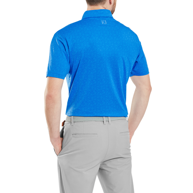 Polo en fil d'Ecosse impression florale