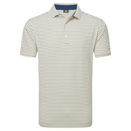 Polo en fil d'Ecosse à rayures