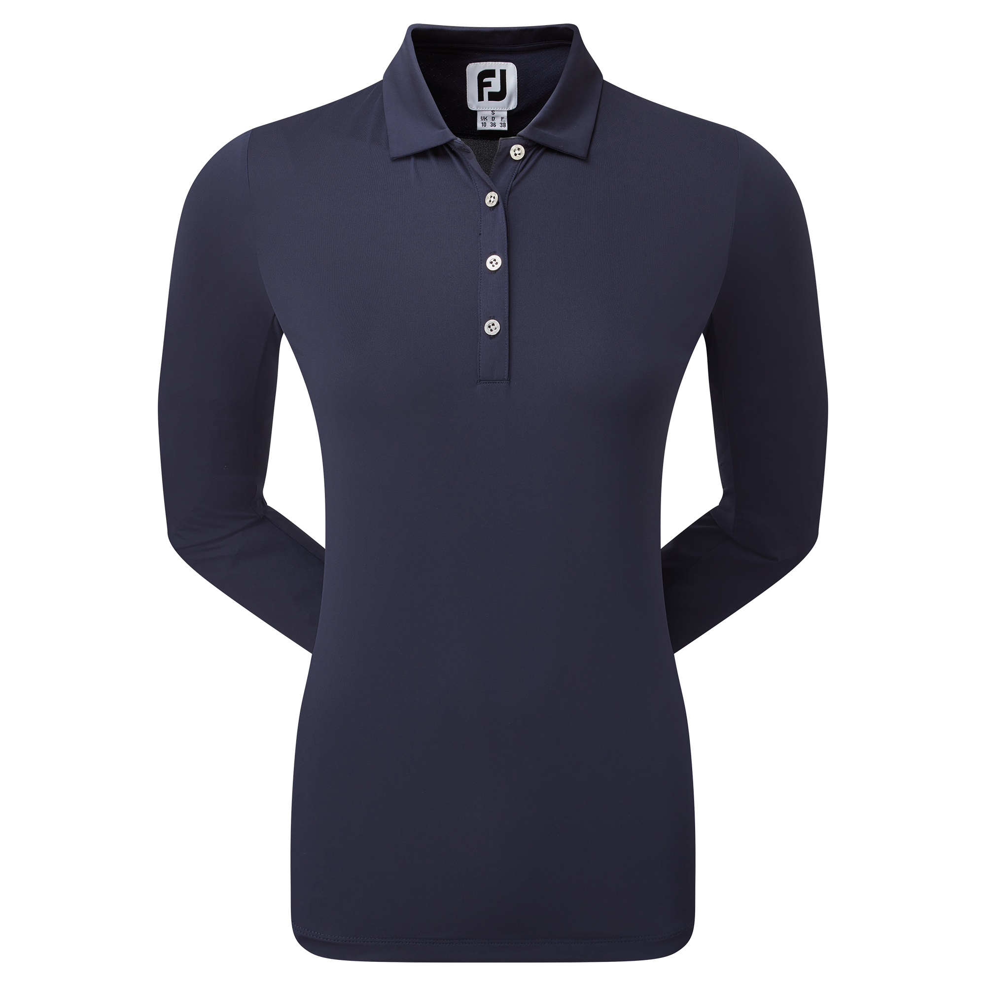 Polo en jersey manches longues protection solaire