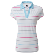 Polo Jacquard œil d'oiseau à rayures