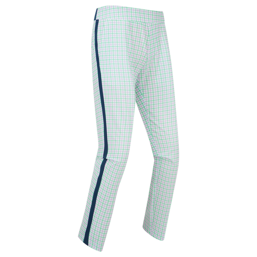 Pantalon 7/8 l&eacute;ger imprim&eacute; Vichy