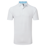 Polo en fil d'Ecosse imprimé points