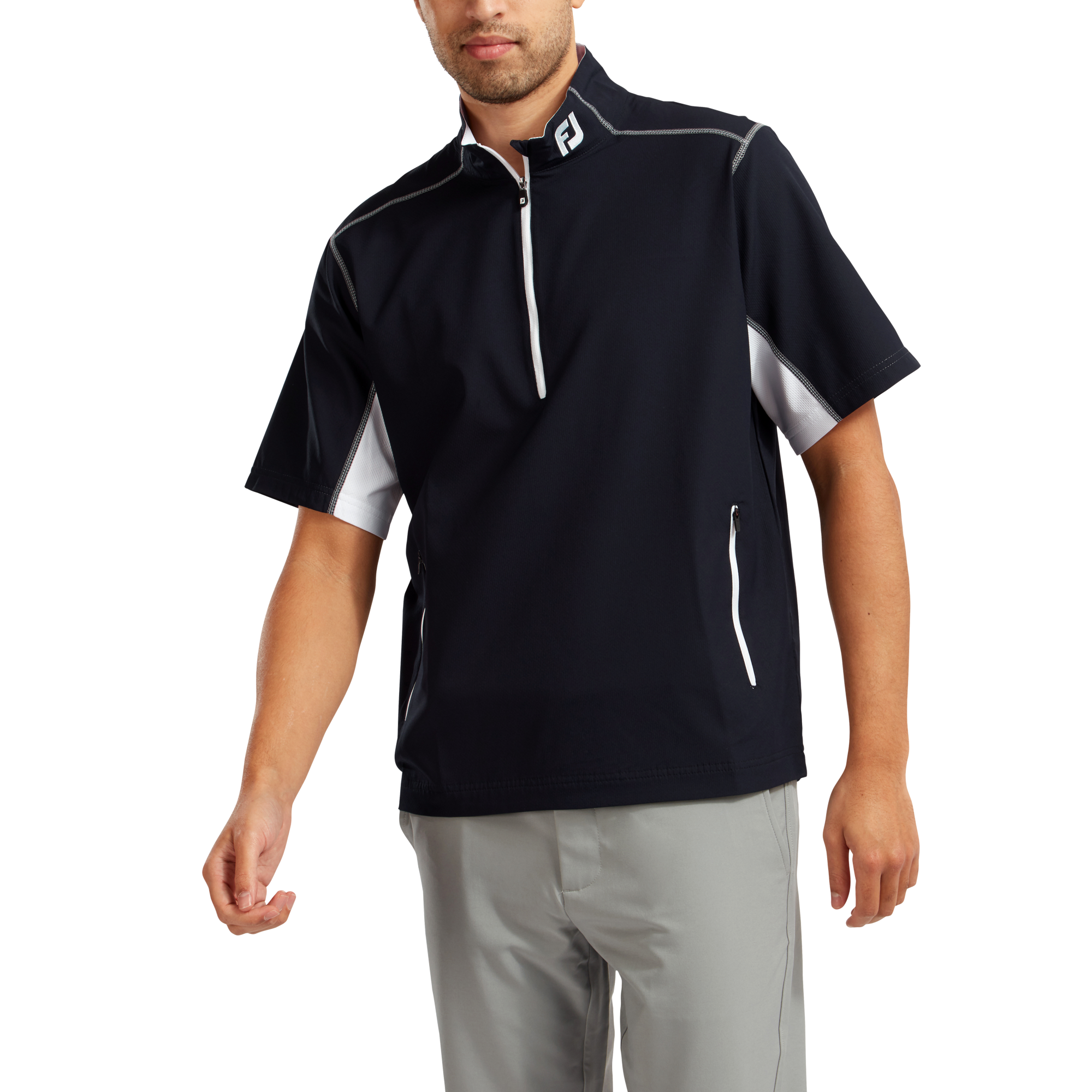 Coupe-vent FJ 1/2-Zip manches courtes