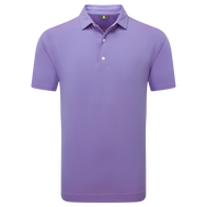 Polo en fil d'Ecosse à micro rayures