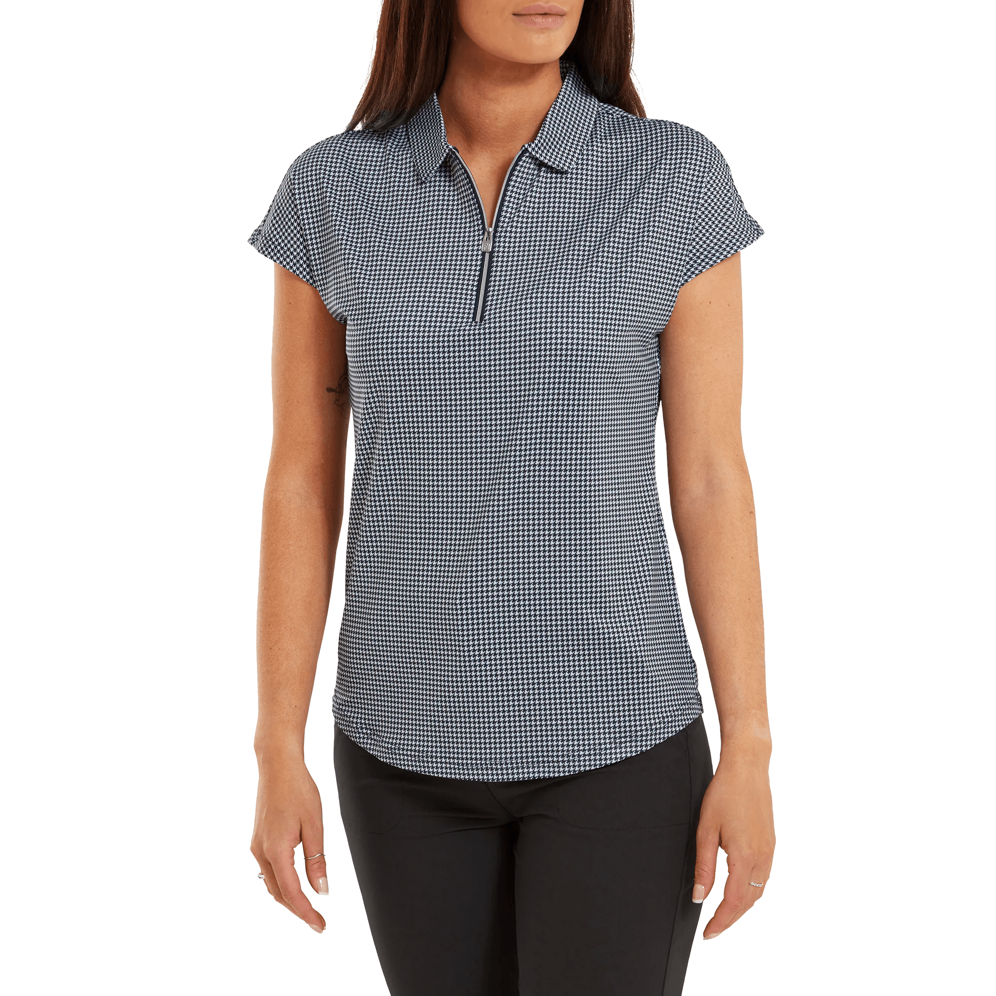 Polo imprim&eacute; Pied-de-poule