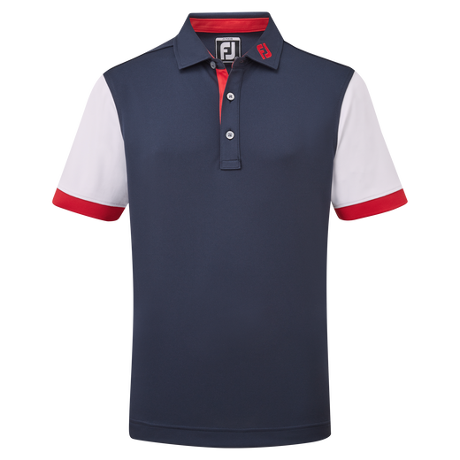Polo Piqué Junior avec blocs de couleurs