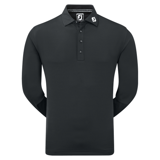 Polo Manches longues Thermocool col tiss&eacute;