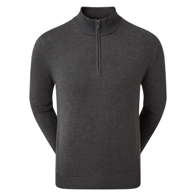 Pullover en laine 1/2 Zip