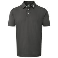 Polo Stretch Piqué uni avec logo FJ sur col
