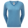 Wollmischpullover mit V-Kragen Damen