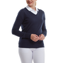 Pullover en laine col V