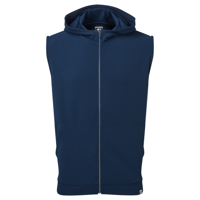 Hoodie sans manche full zip